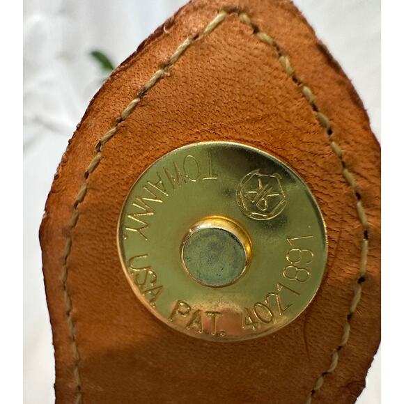 Vintage 80s T. Cappelli Southwestern Aztec Woven Carpet Crossbody - Picture 6 of 9